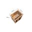 Sauna aus Holz mit Vermaßung