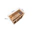 Sauna aus Holz mit Maßangaben
