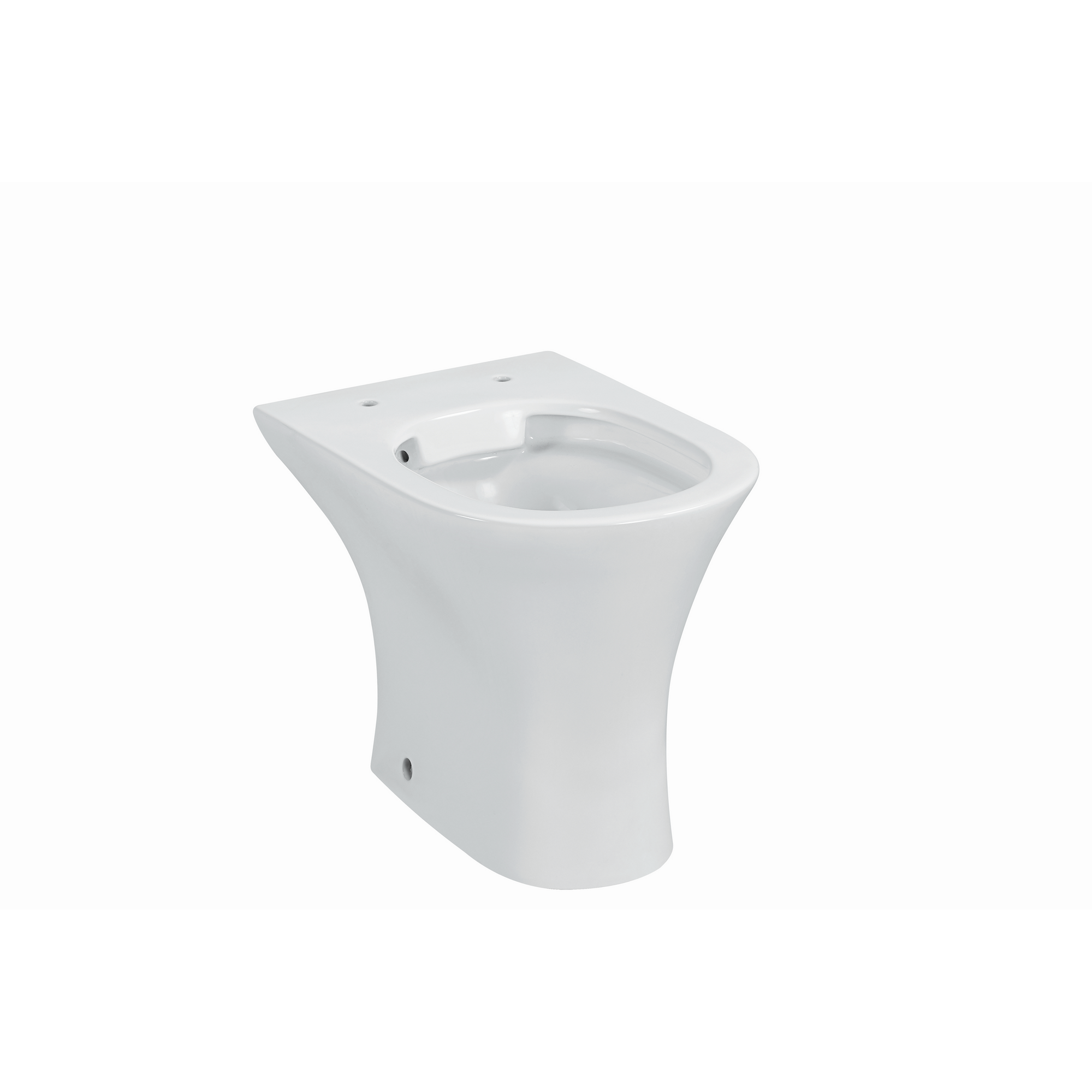 Stand-WC 'Rekia' spülrandlos weiß 35,5 x 40 x 50 cm