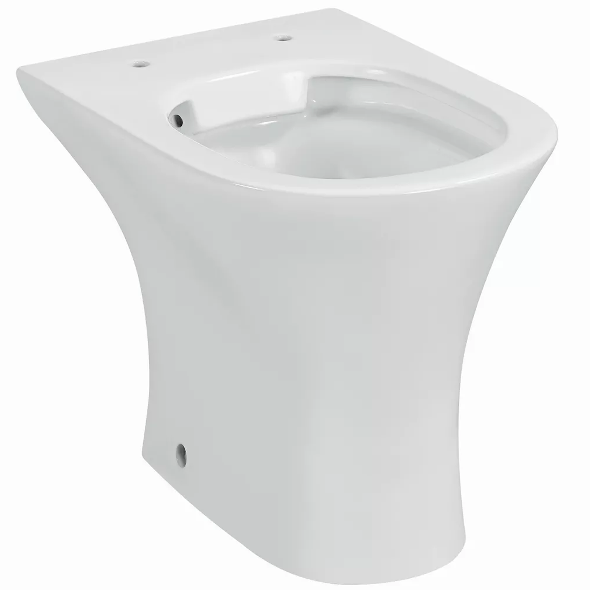 Stand-WC 'Rekia' Tiefspüler spülrandlos weiß