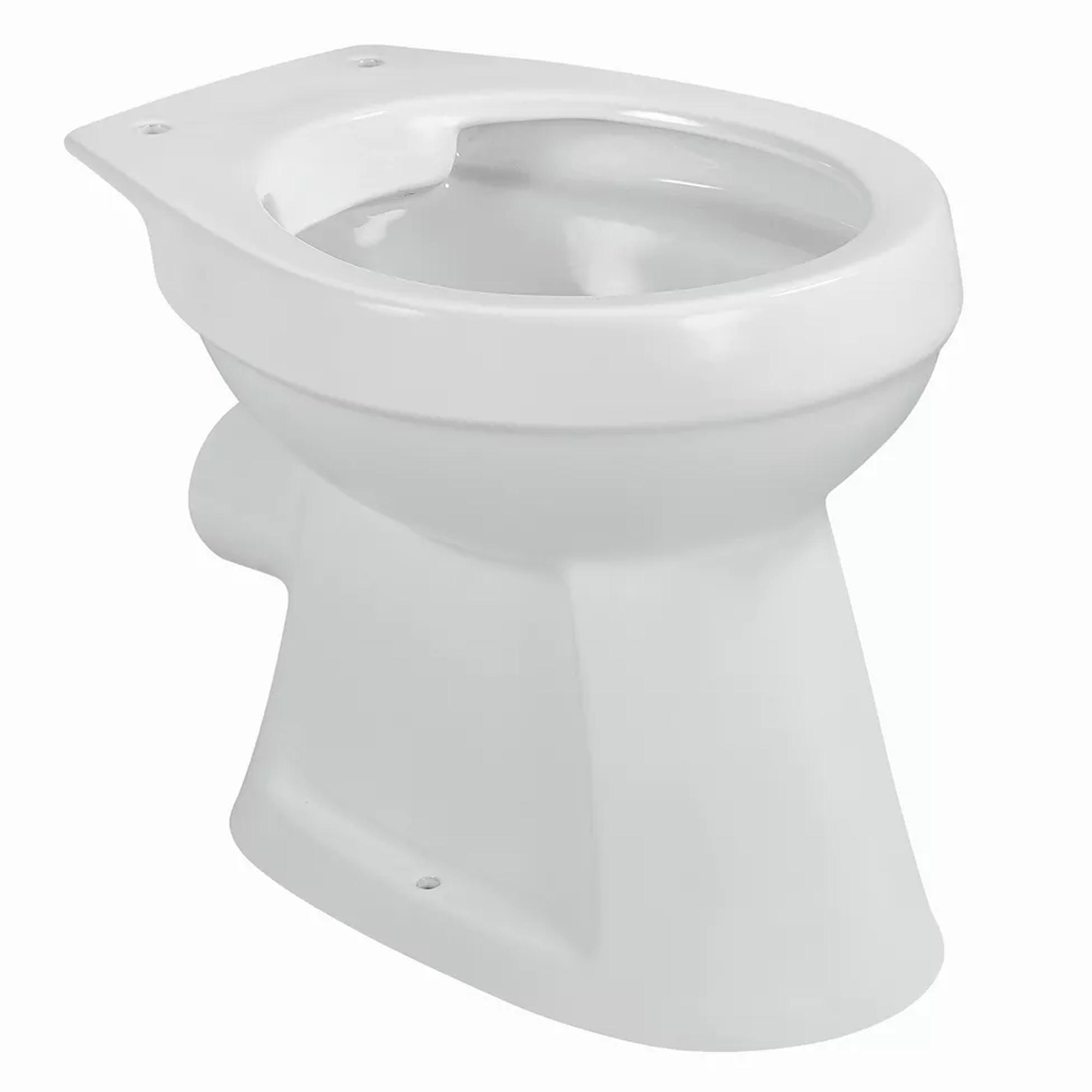 Stand-WC 'Rekia' Flachspüler spülrandlos weiß