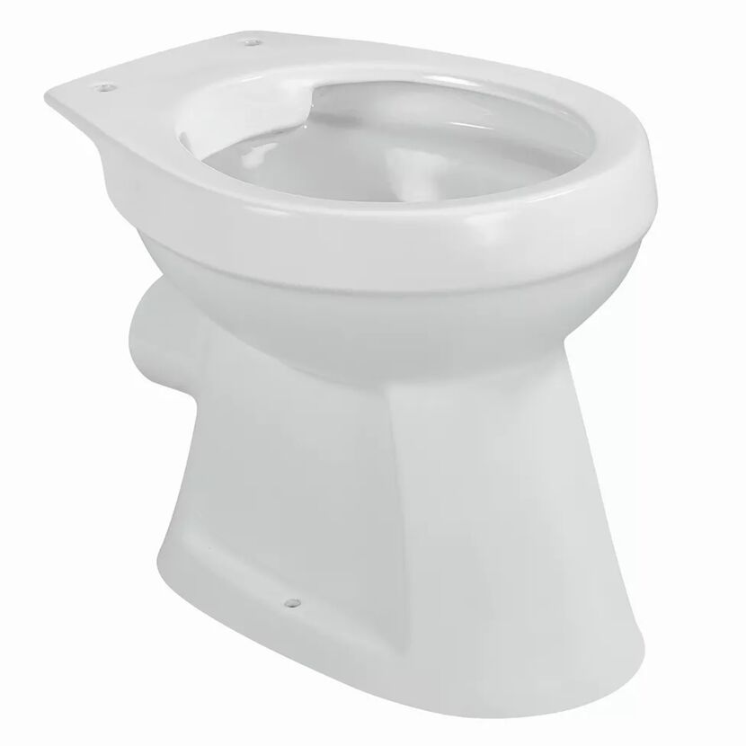 Stand-WC 'Rekia' spülrandlos weiß