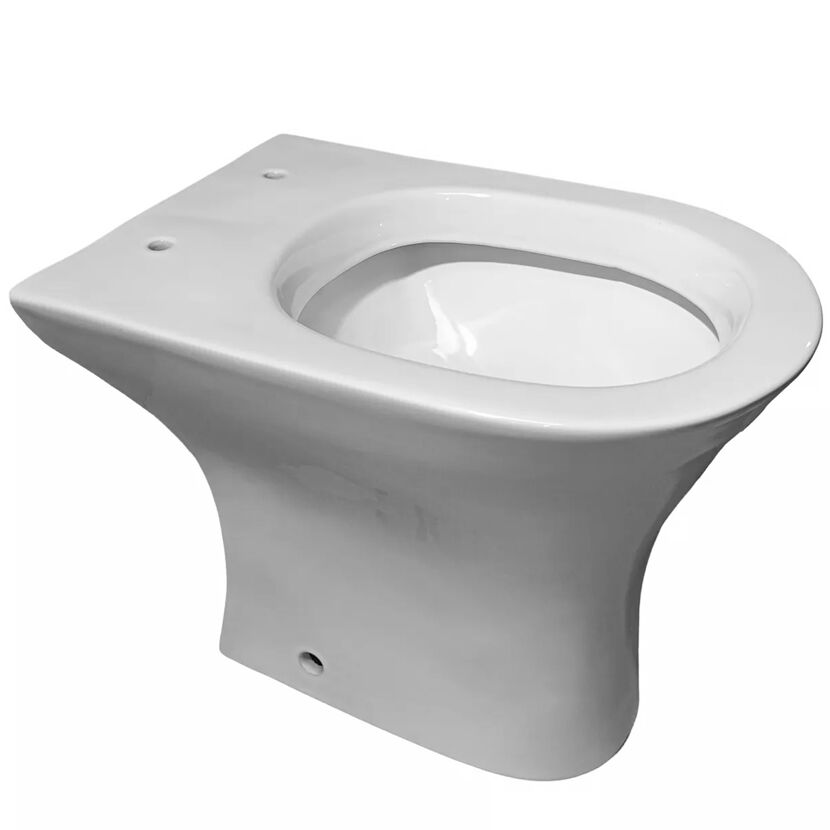 Stand-WC mit Spülrand 'Rekia' weiß