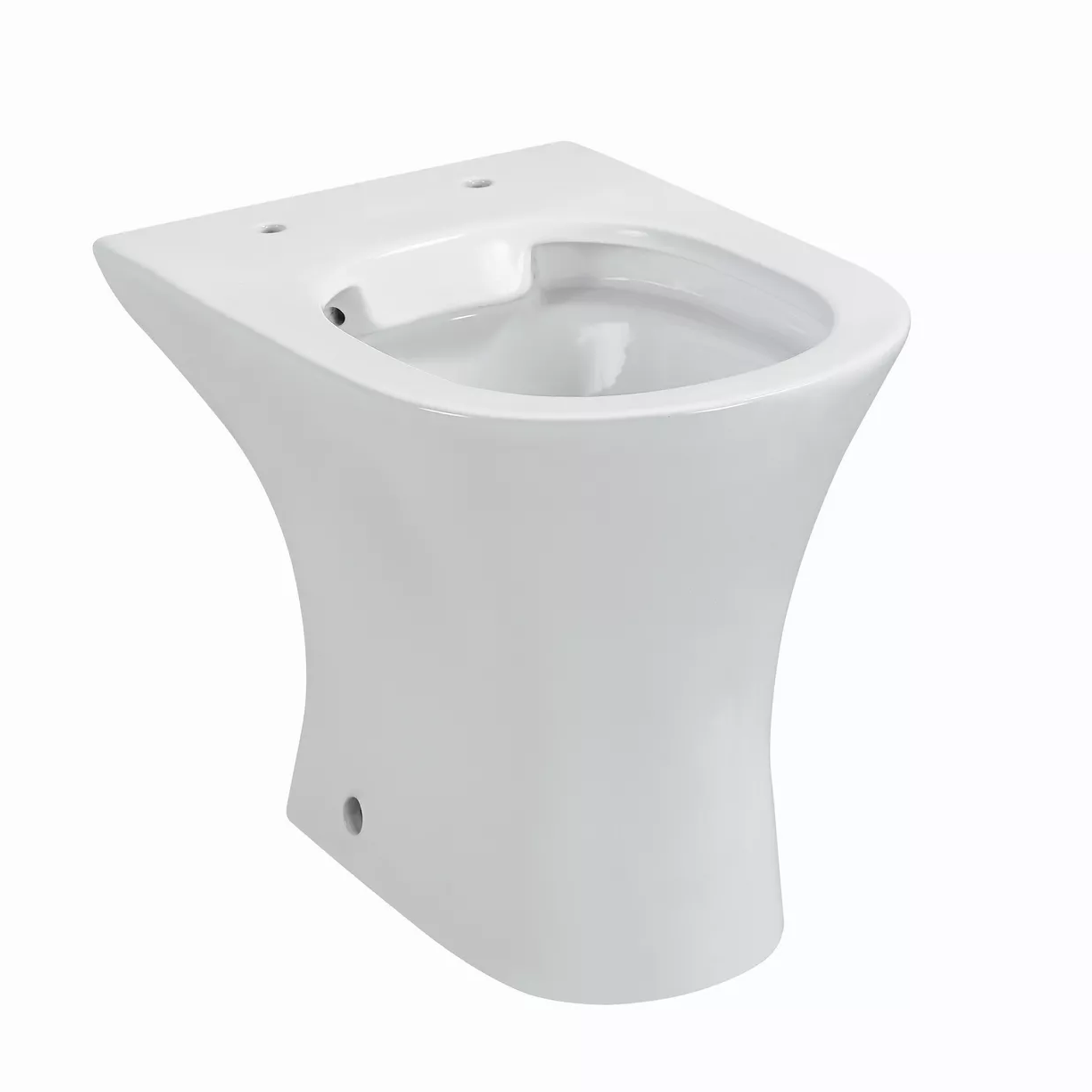 Stand-WC spülrandlos 'Rekia' weiß