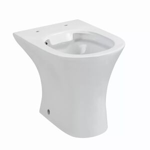 Stand-WC spülrandlos 'Rekia' weiß