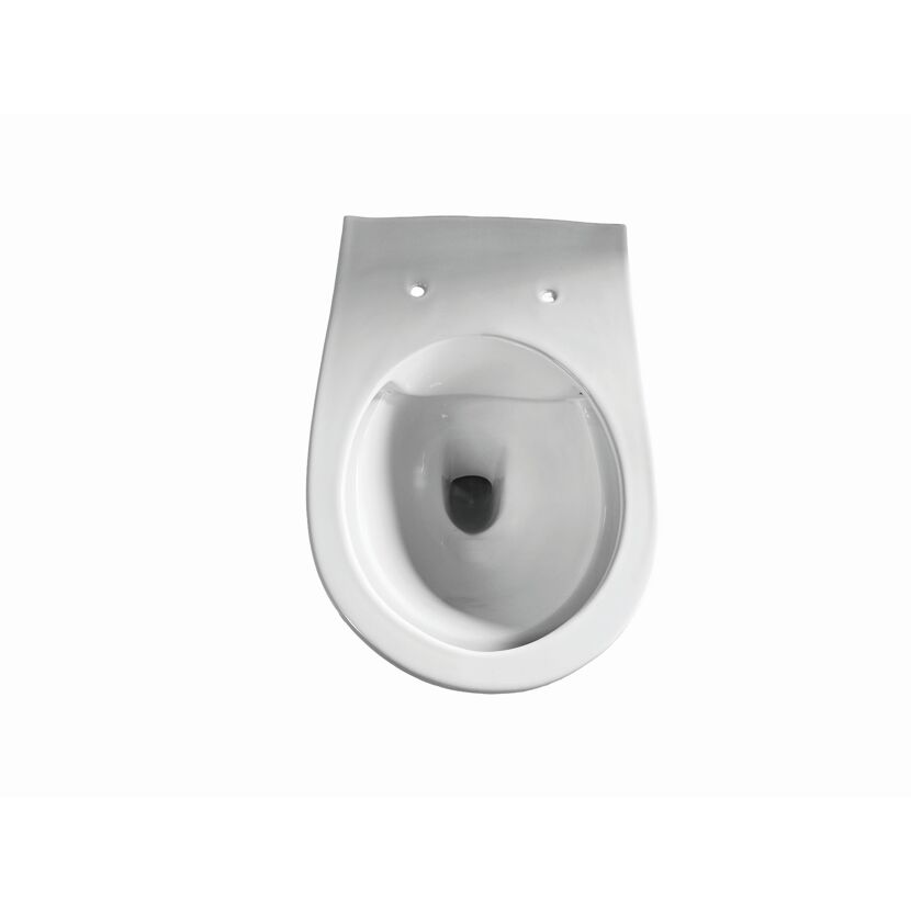 Wand-WC erhöht spülrandlos 'Rekia' weiß