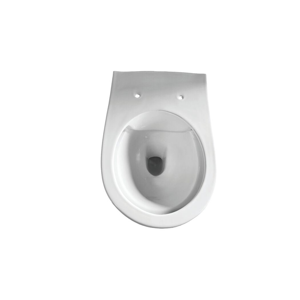 Wand-WC erhöht spülrandlos 'Rekia' weiß