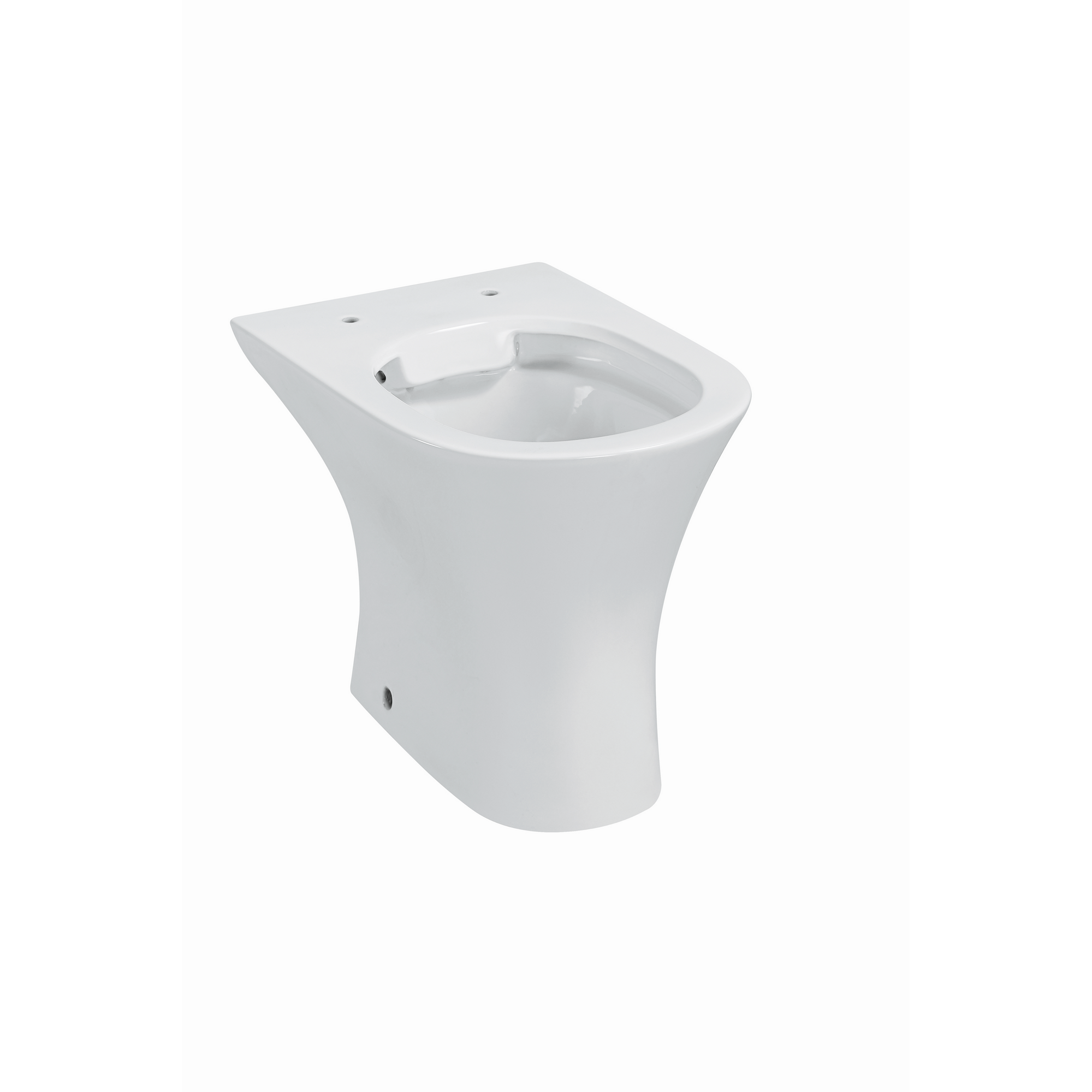Stand-WC 'Rekia' spülrandlos weiß 36 x 47 x 50 cm