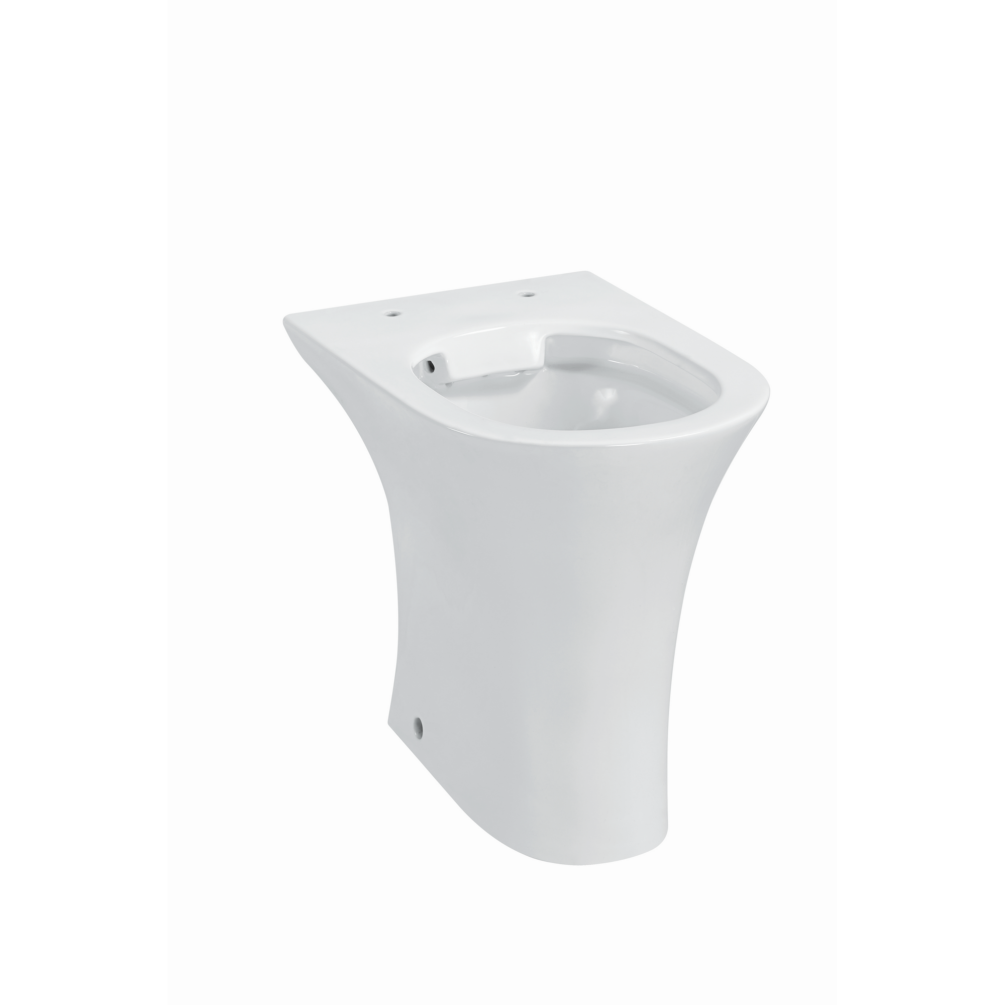 Stand-WC 'Rekia' spülrandlos weiß 36 x 47 x 50 cm