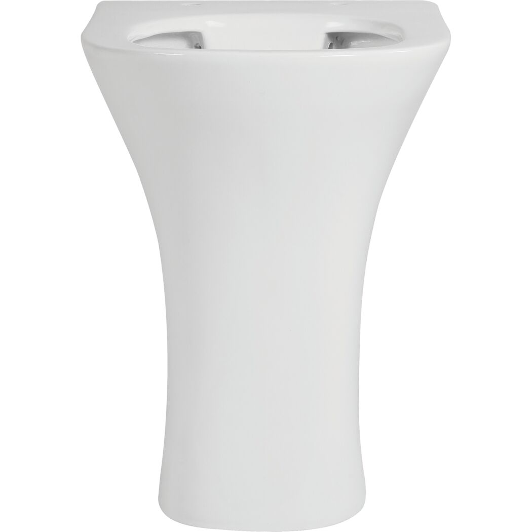 Stand-WC erhöht spülrandlos 'Rekia' weiß