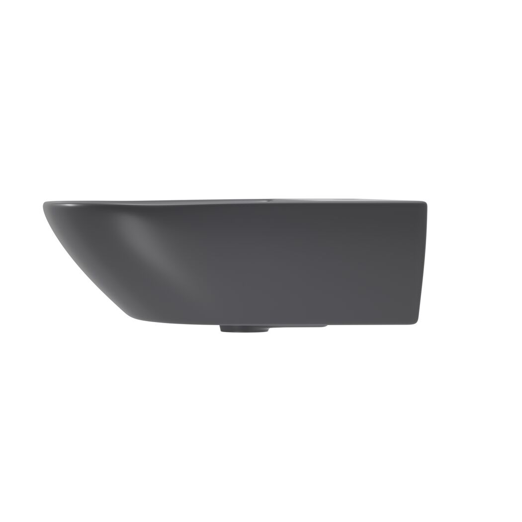 Waschtisch 'Rivo' rechteckig dunkelgrau 48 x 61 x 19 cm