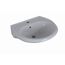 Waschbecken halbrund grau 60 x 51,5 cm