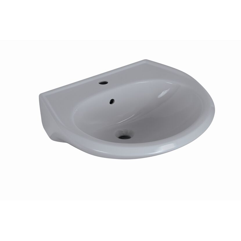 Waschbecken halbrund grau 60 x 51,5 cm