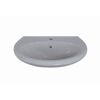 Waschbecken halbrund grau 60 x 51,5 cm