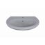 Waschbecken halbrund grau 60 x 51,5 cm