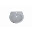Waschbecken halbrund grau 60 x 51,5 cm