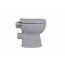 Stand-WC Tiefspüler spülrandlos grau, ohne WC-Sitz