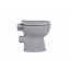 Stand-WC spülrandlos grau 36 x 40 x 49,5 cm