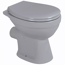 Stand-WC Tiefspüler spülrandlos grau