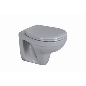 Wand-WC spülrandlos grau 35,5 x 38,5 x 49 cm