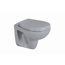 Wand-WC spülrandlos grau 35,5 x 38,5 x 49 cm