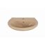 Waschbecken oval beige 60 x 21 x 51,5 cm