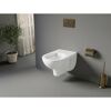 Wand-WC erhöht spülrandlos 'Rekia' weiß