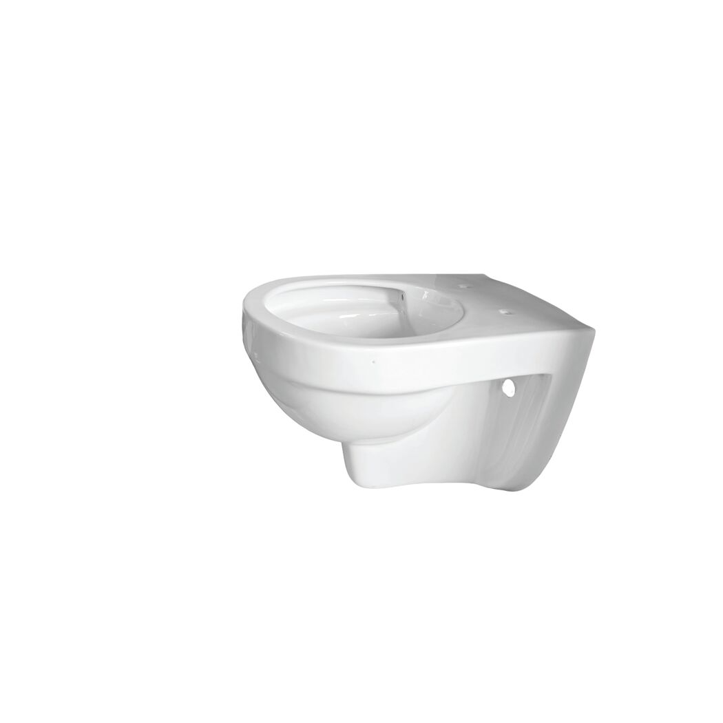 Wand-WC erhöht spülrandlos 'Rekia' weiß