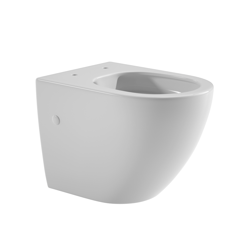 Stand-WC erhöht spülrandlos 'Cozy' weiß