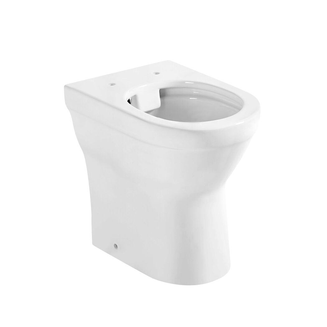 Stand-WC erhöht spülrandlos 'Cozy' weiß