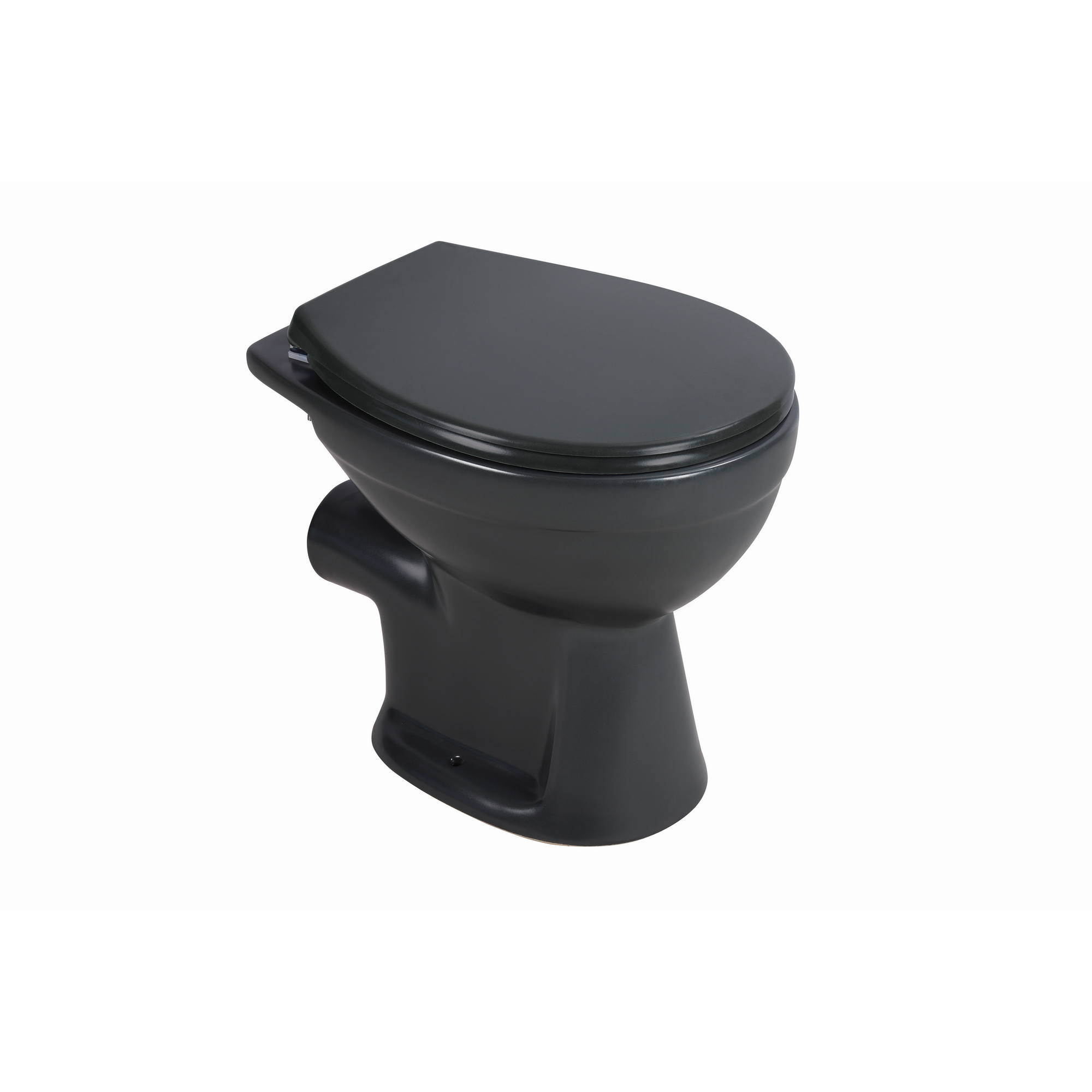 Stand-WC spülrandlos anthrazit 36 x 40 x 49,5 cm