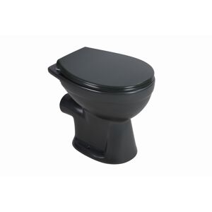 Stand-WC spülrandlos anthrazit 36 x 40 x 49,5 cm