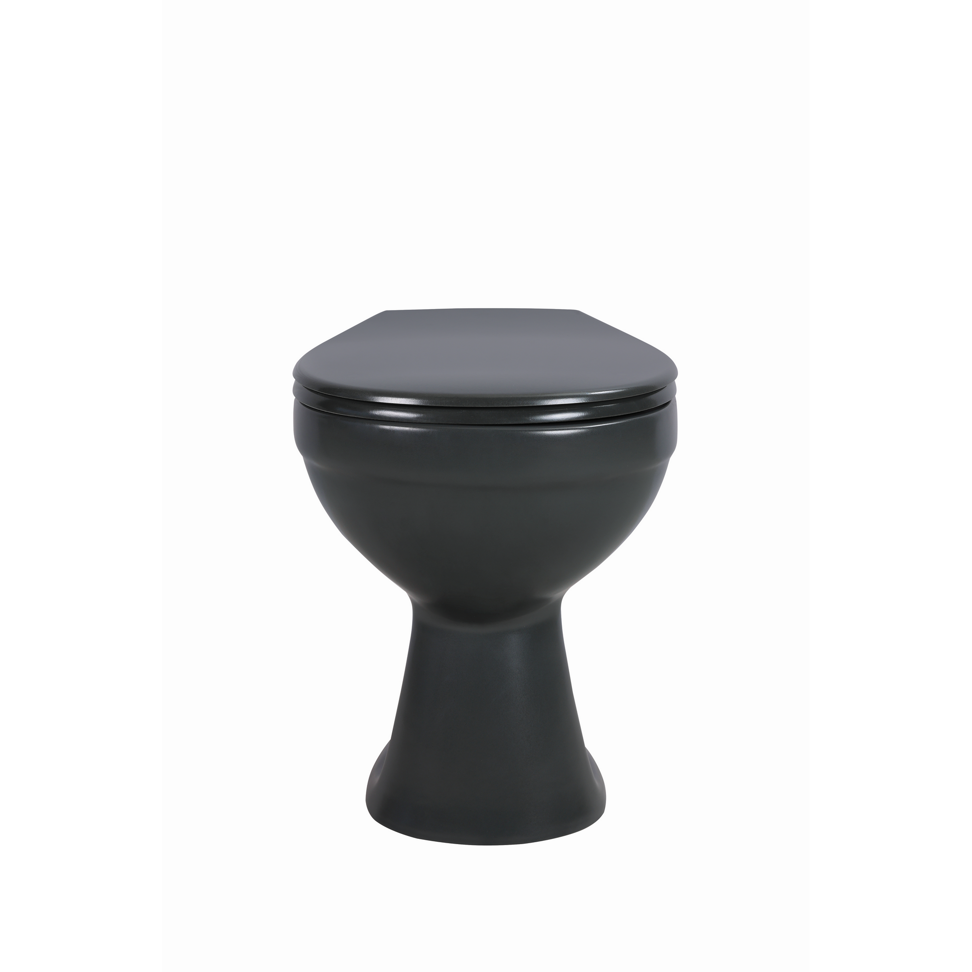 Stand-WC spülrandlos anthrazit 36 x 40 x 49,5 cm