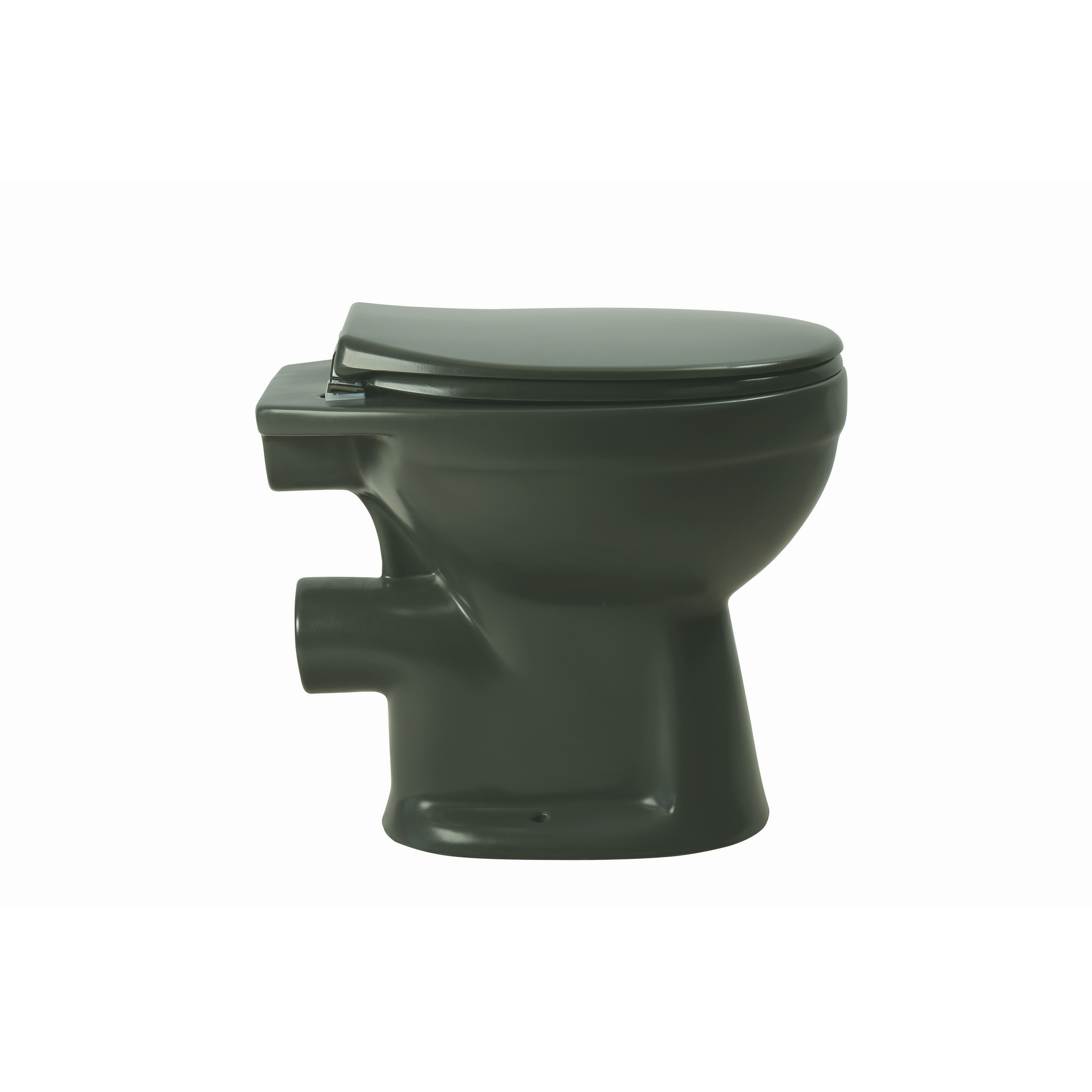 Stand-WC spülrandlos anthrazit, ohne WC-Sitz