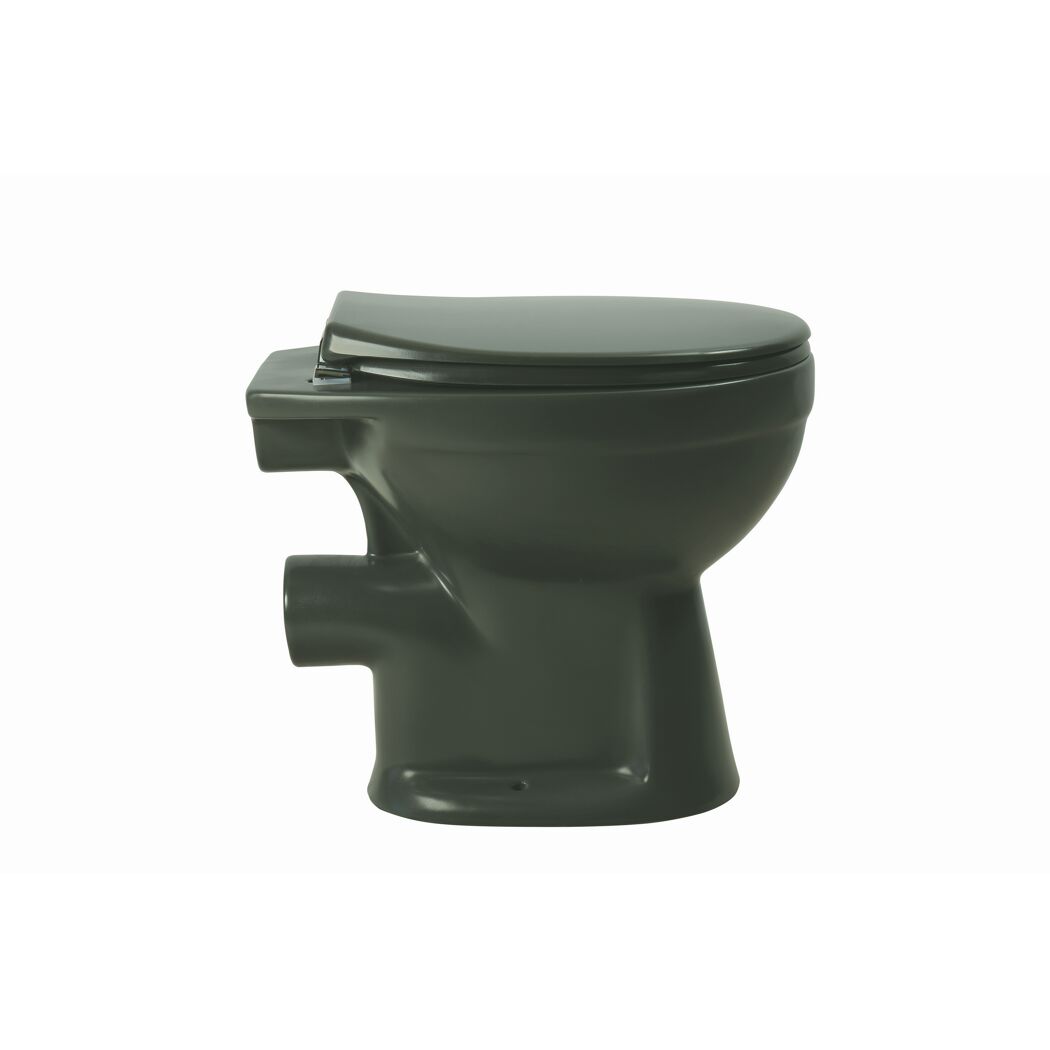 Stand-WC spülrandlos anthrazit