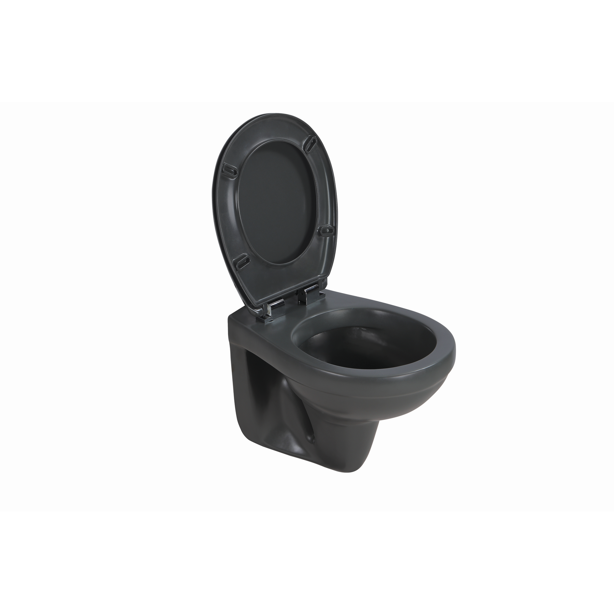 Wand-WC spülrandlos anthrazit 35,5 x 38,5 x 49 cm