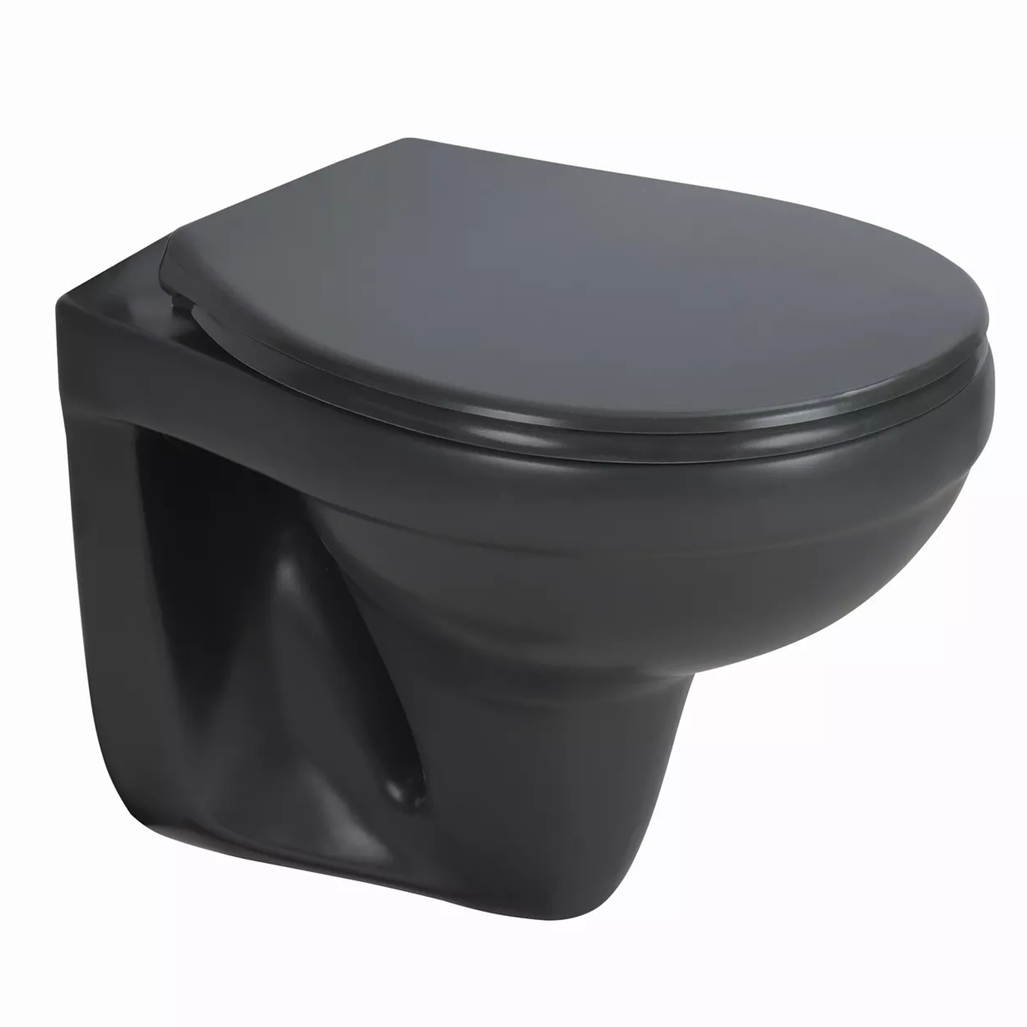 Wand-WC spülrandlos anthrazit