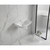 Waschbecken halbrund 'Rivo' weiß 60 x 17 x 45 cm