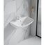 Waschbecken 'Rivo' weiß 60 x 17 x 45 cm