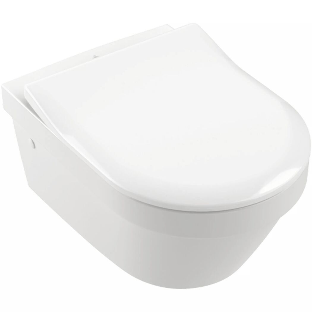 Wand-WC 'Targa Design Plus' inklusive WC-Sitz weiß