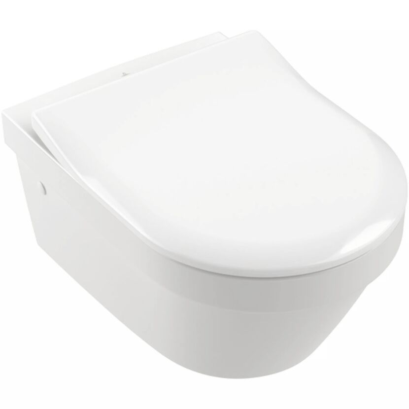 Wand-WC 'Targa Design Plus' inklusive WC-Sitz weiß