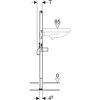 Waschbecken-Element 'Duofix' 112 cm Standarmatur