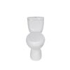 Stand-WC-Set spülrandlos inklusive WC-Sitz weiß