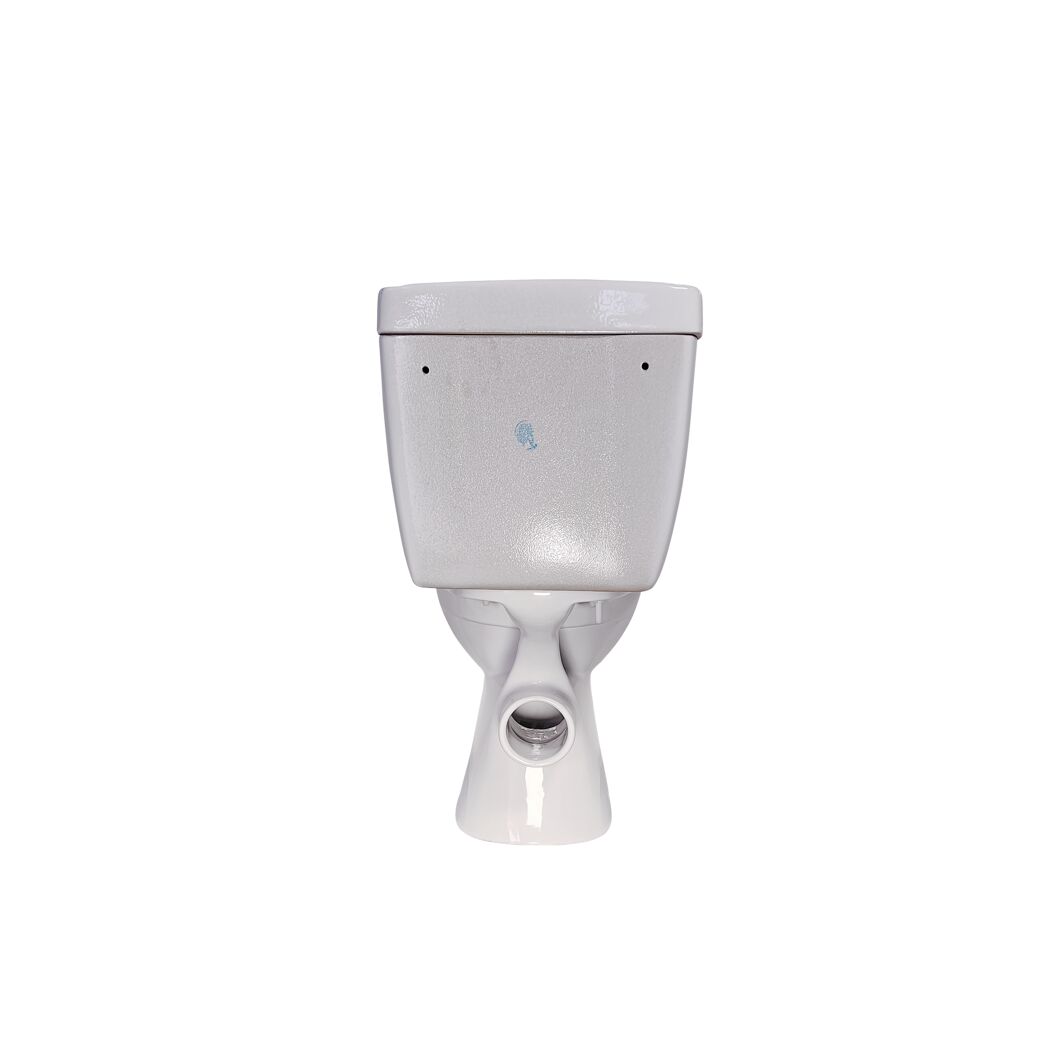 Stand-WC-Set spülrandlos inklusive WC-Sitz weiß