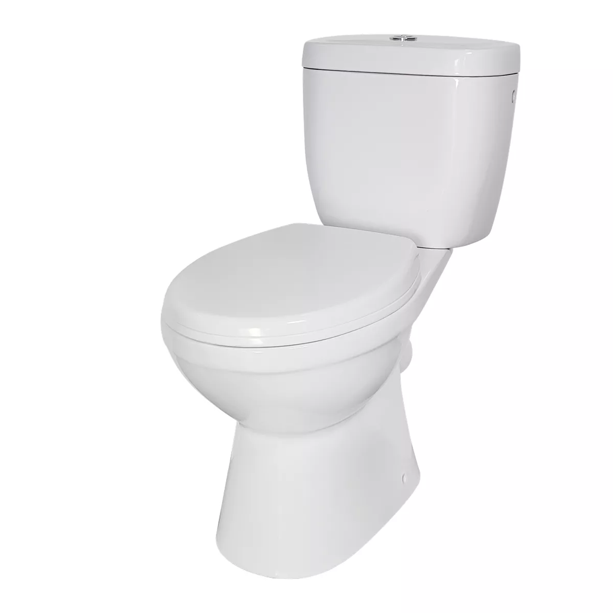 Stand-WC inklusive WC-Sitz, mit Spülrand