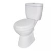 Stand-WC-Set spülrandlos inklusive WC-Sitz weiß