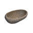Waschtisch 'Unikat' rund natursteinfarben 45 x 40 x 3,5 cm