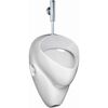 Urinal-Komplettset 'Harmony' mit Druckspüler, ohne WC-Sitz, mit Spülrand