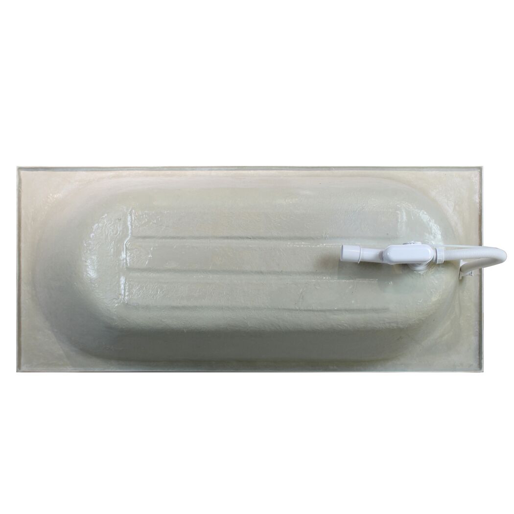 Badewanne Stahl weiß 170 x 75 x 41 cm
