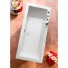 Weiße Badewanne Cubic 170 x 75 cm